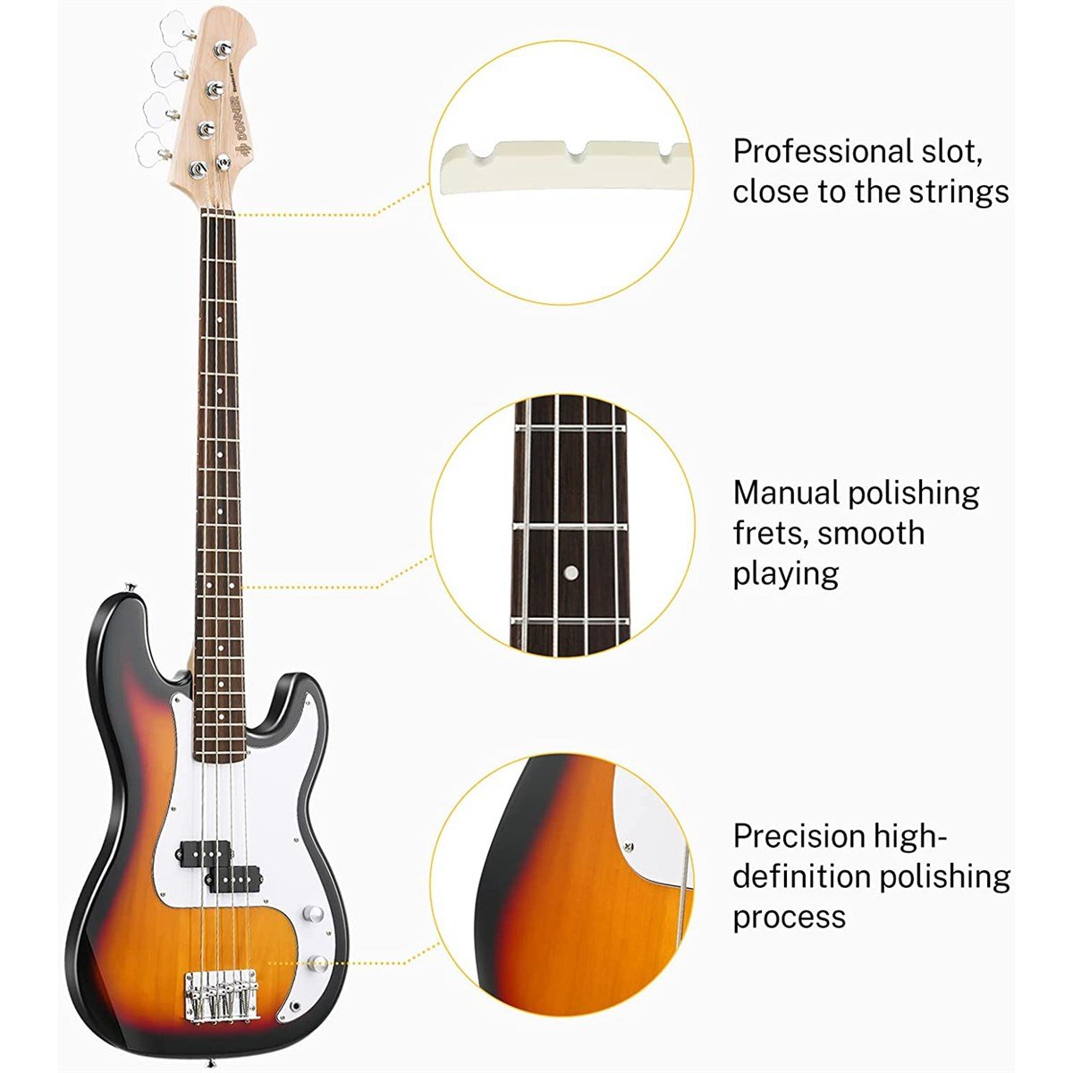 Donner Dpb-510S Bas Gitar Paketi