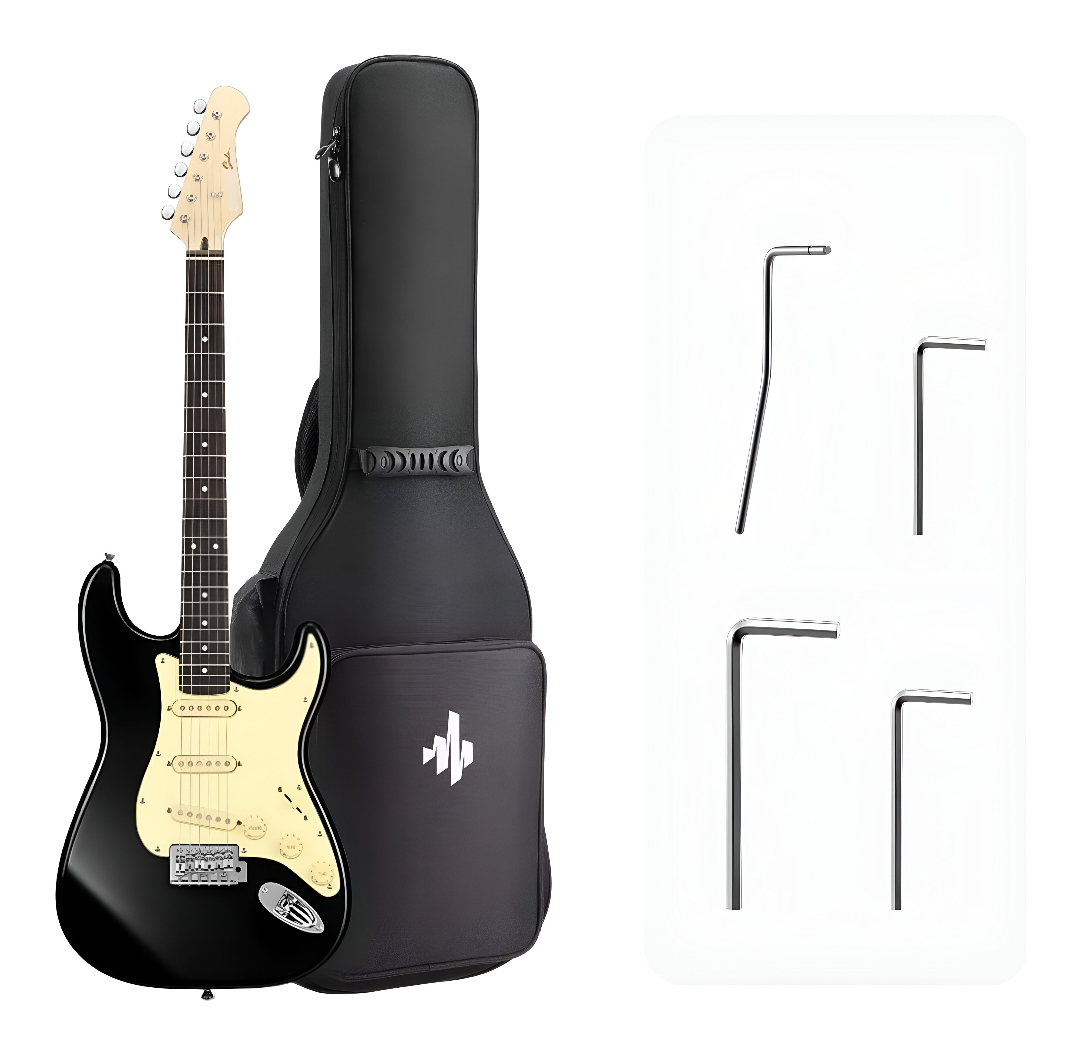Donner DST-600 Elektro Gitar (Siyah)