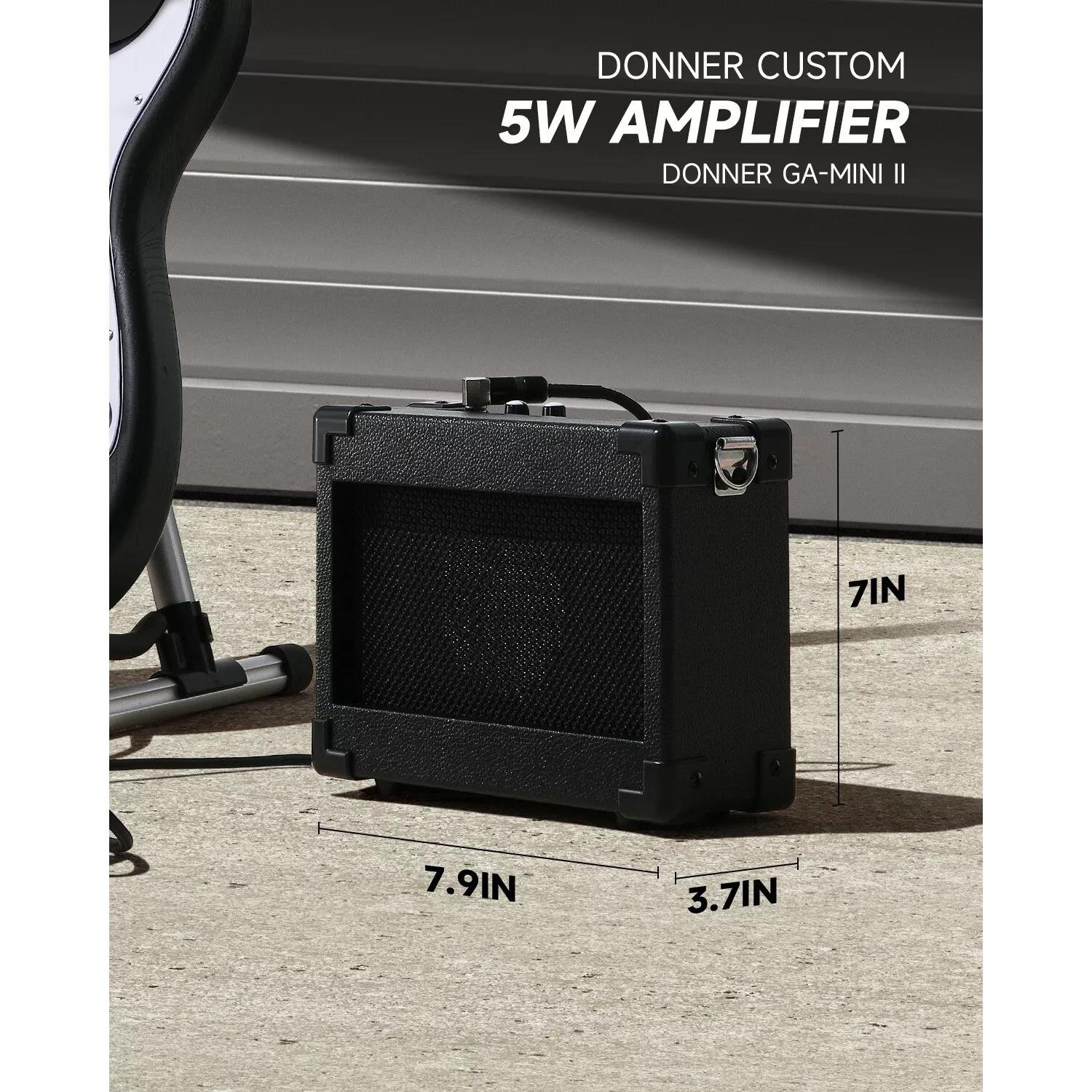 Donner DST-80 ST Elektro Gitar Seti (Sunburst)