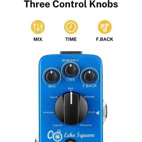 Donner EC1006 Dijital Multi Delay Pedalı