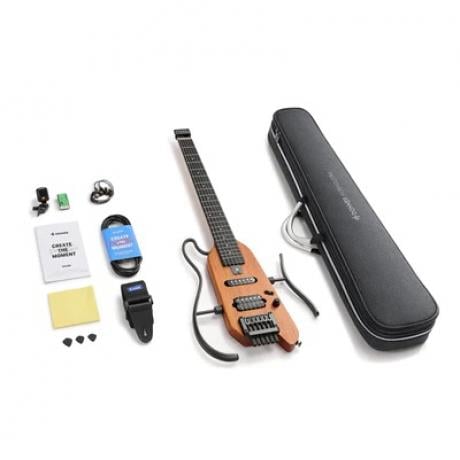 Donner HUSH-X Headless Traveller Elektro Gitar Seti (Natural)