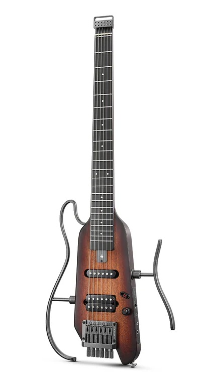 Donner HUSH-X Headless Traveller Elektro Gitar Seti (Sunburst)