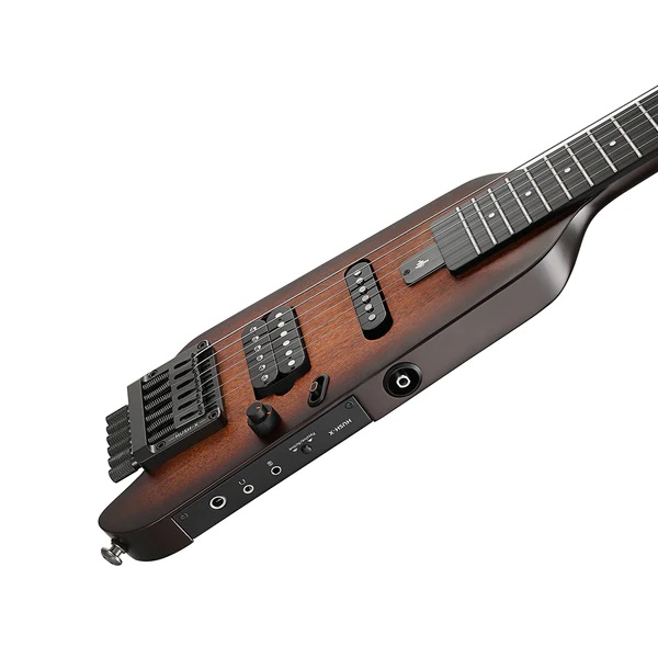 Donner HUSH-X Headless Traveller Elektro Gitar Seti (Sunburst)