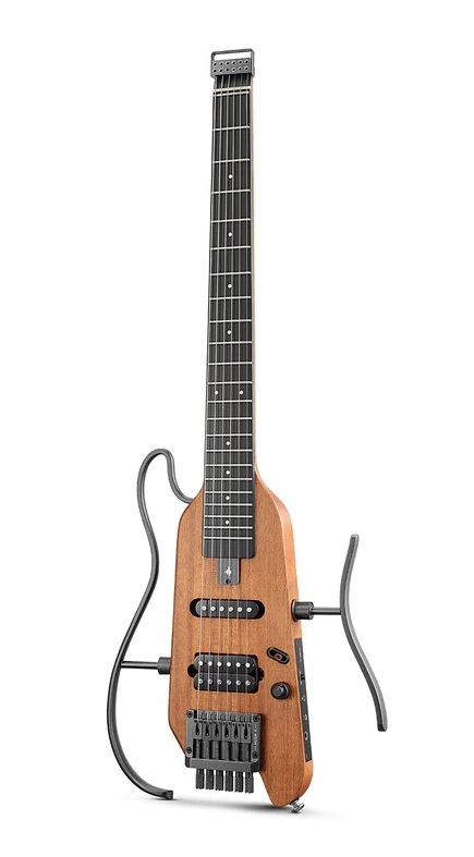 Donner HUSH-X Headless Traveller Elektro Gitar Seti (Natural)