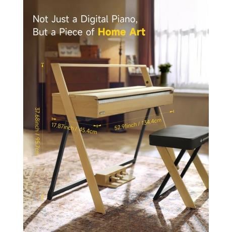 Donner Oura R300 Dijital Piyano (Light Wood)