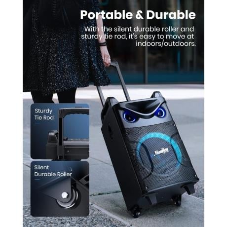 Donner Pa System Woofer Moukey Karaoke Makinesi