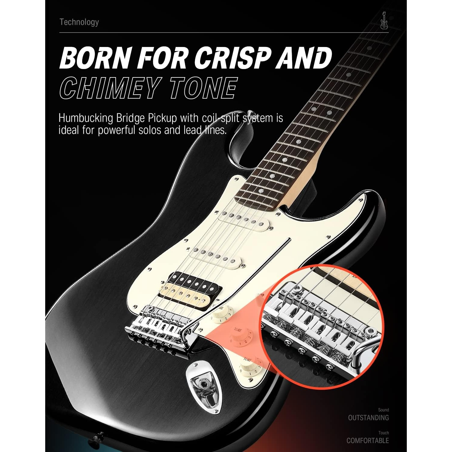 Donner Seeker Series DST-400 Elektro Gitar Seti (Yeşil)