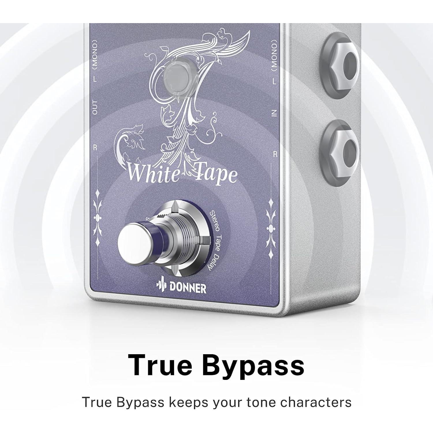 Donner Versatility Delay Pedal Time Effect Pedalı (Synthesizer/Gitar/Drum Machine Uyumlu)