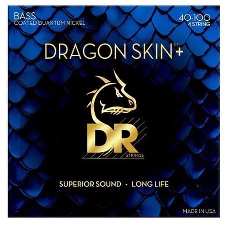 DR Dragon Skin+ Quantum Nikel Uzun Ömürlü Bas Gitar 0,40-100 Takım Tel