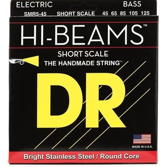 DR Hi Beams SMR5-45 Short Scale Bas Gitar 45-125 Uzun Ömürlü Takım 5 Tel (El yapımı)