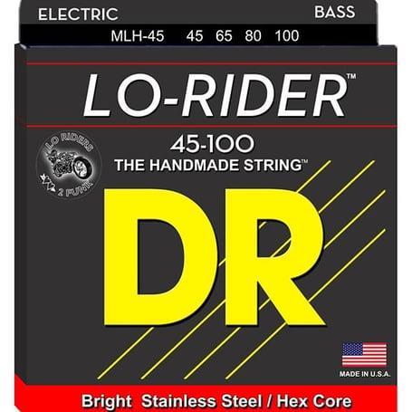 DR Lo Rider MLH-45 Bas Gitar 45-100 Uzun Ömürlü Takım Tel (El yapımı)