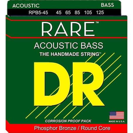 DR Rare RPB5-45 Akustik Bas 5 Tel 0,45 Bronz Takım Tel