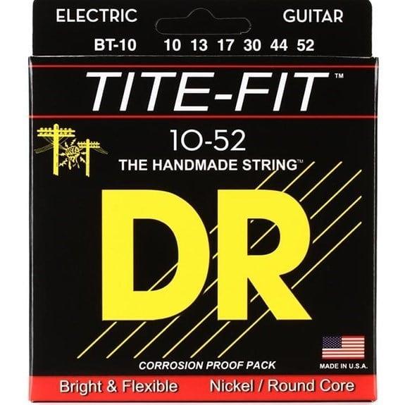 DR Tite Fit Elektro Gitar 0,10-0,52 Takım Tel (El yapımı)