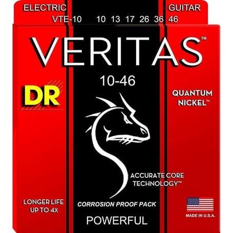 DR Veritas Uzun Ömürlü Elektro Gitar 0,10 Takım Tel Yedekli (El yapımı)