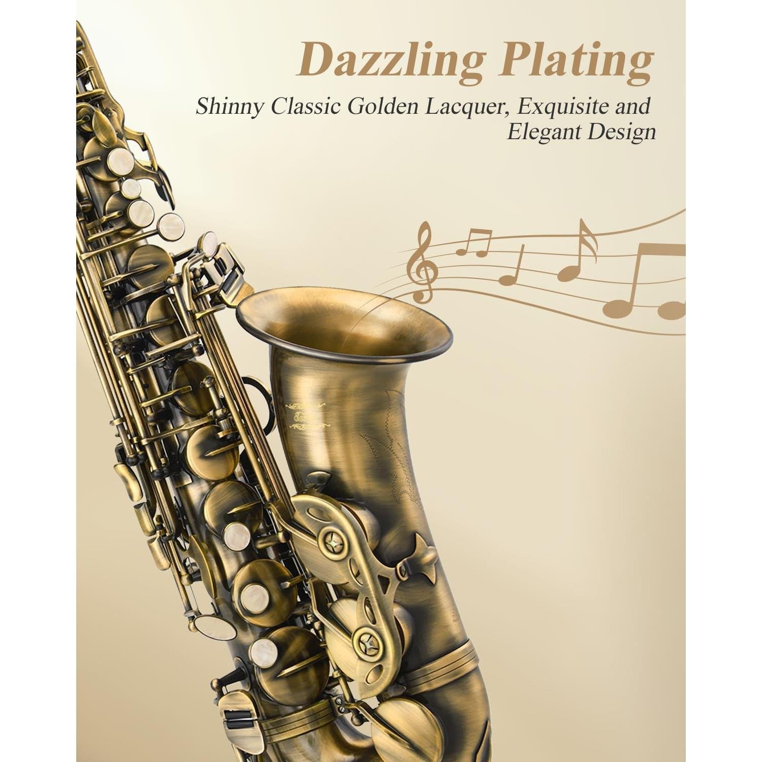 Eastar AS-II-AB Mi Bemol Alto Saksofon (Vintage)