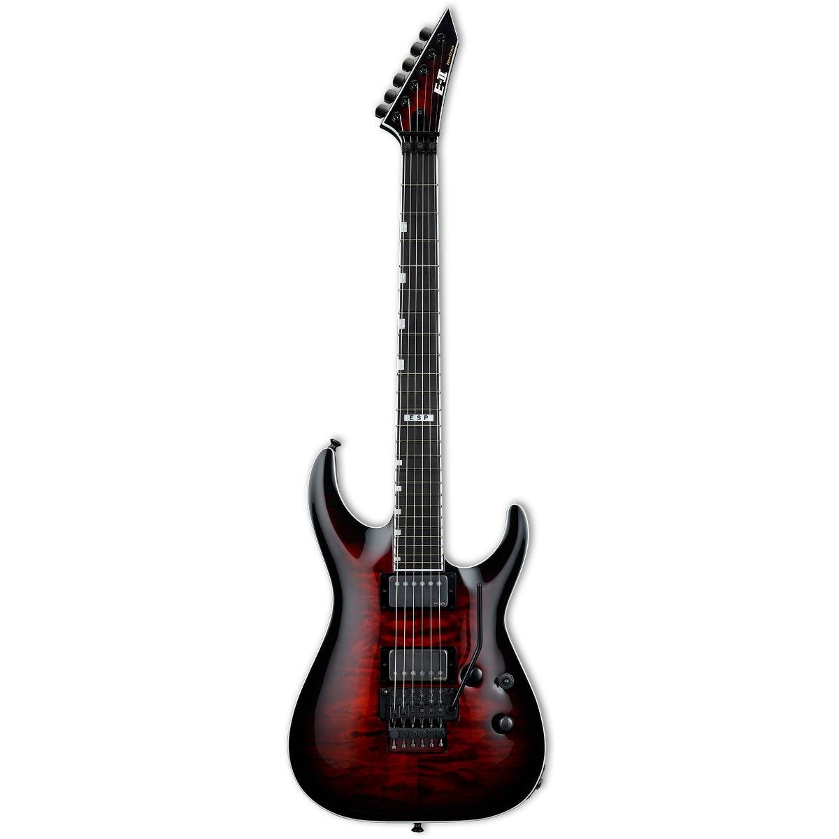 ESP E-II Horizon FR-II EMG See Thru Black Cherry Sunburst Elektro Gitar