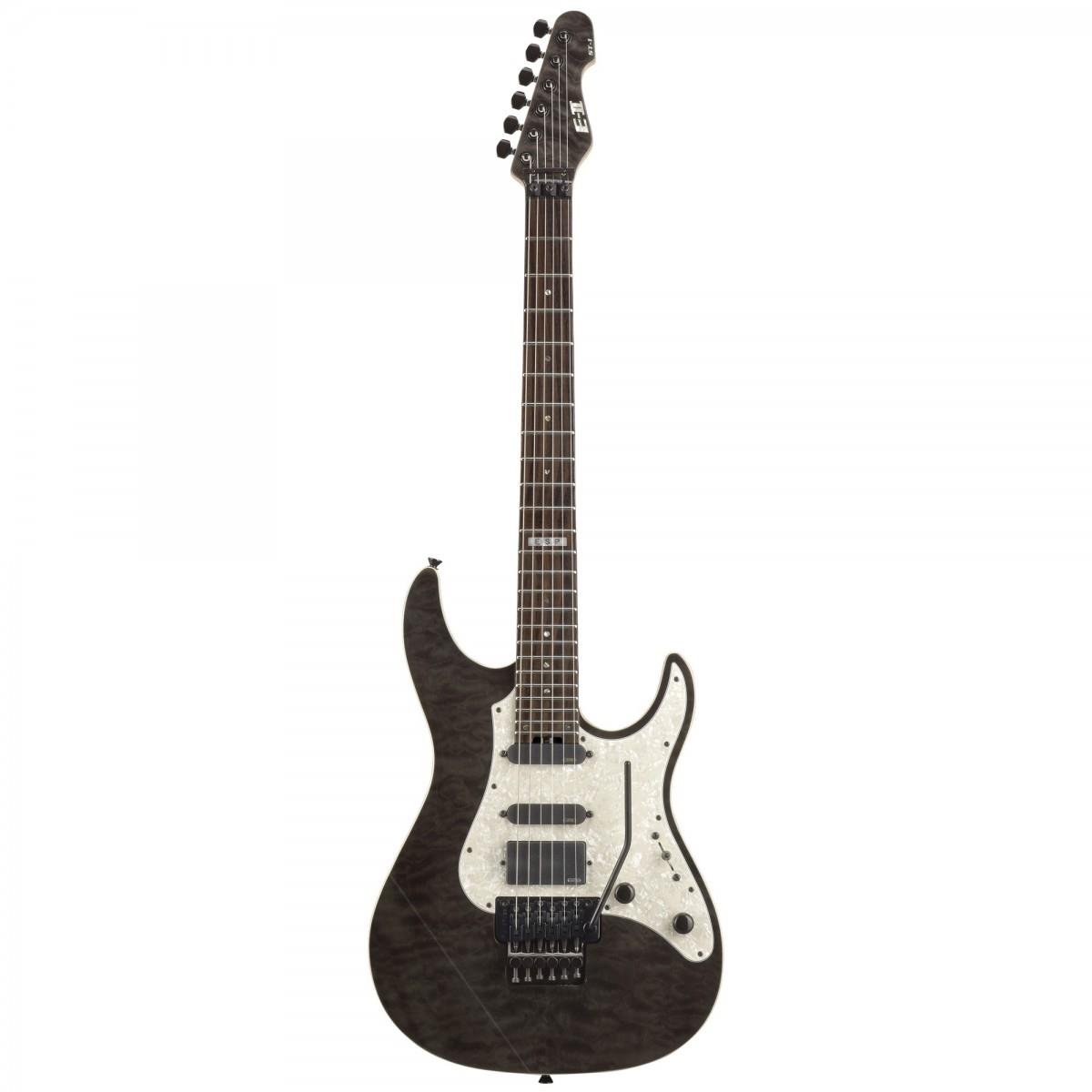 ESP E-II ST-1 QM See Thru Black Elektro Gitar
