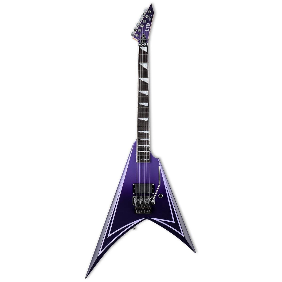 ESP LTD Alexi Hexed Signature Purple Fade Pinstripes Elektro Gi̇tar