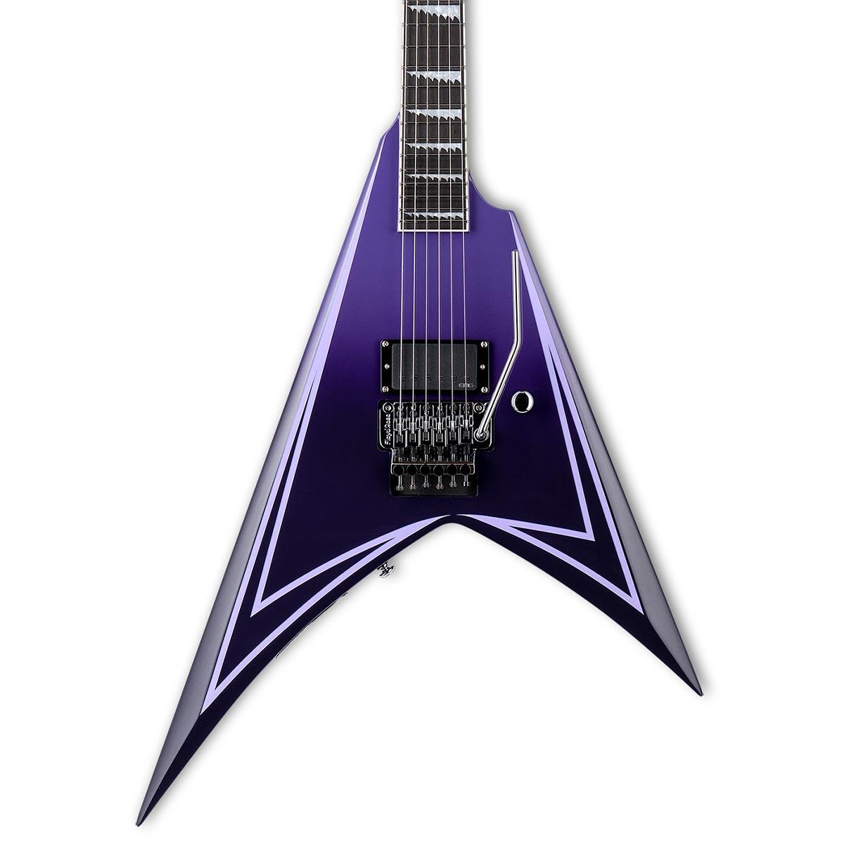 ESP LTD Alexi Hexed Signature Purple Fade Pinstripes Elektro Gi̇tar