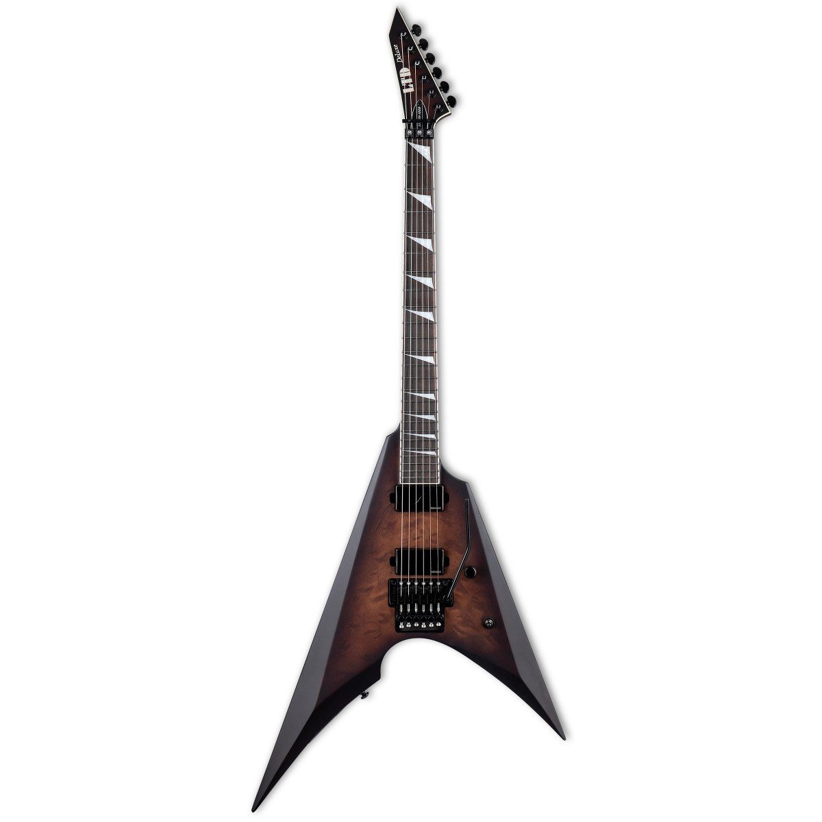 ESP LTD Arrow-1000 Dark Brown Sunburst Satin Elektro Gitar