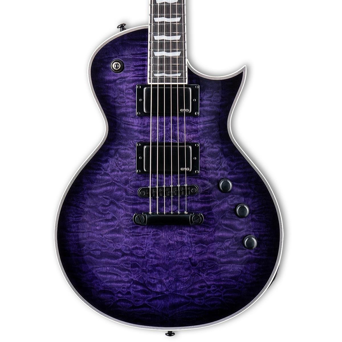 ESP LTD EC-1000 See Thru Purple Sunburst Elektro Gitar