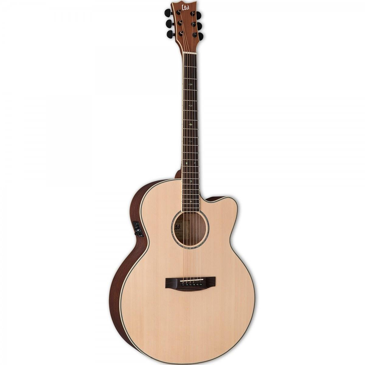 ESP LTD J-310E Natural Satin Elektro Akustik Gitar