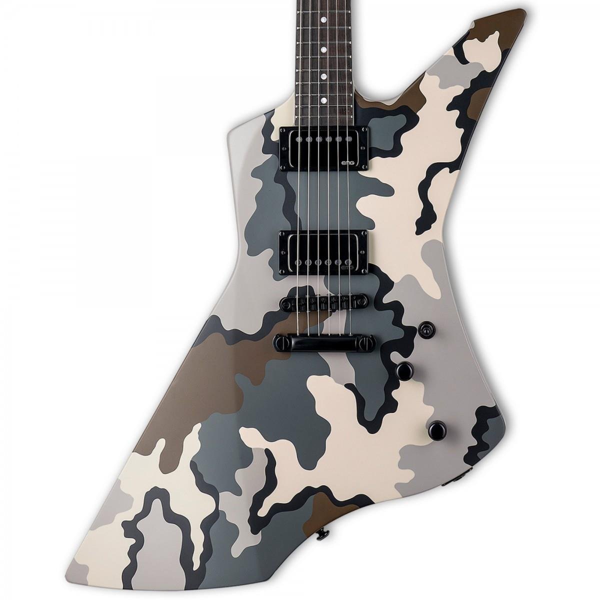 ESP LTD Snakebyte James Hetfield Signature Camo Elektro Gitar