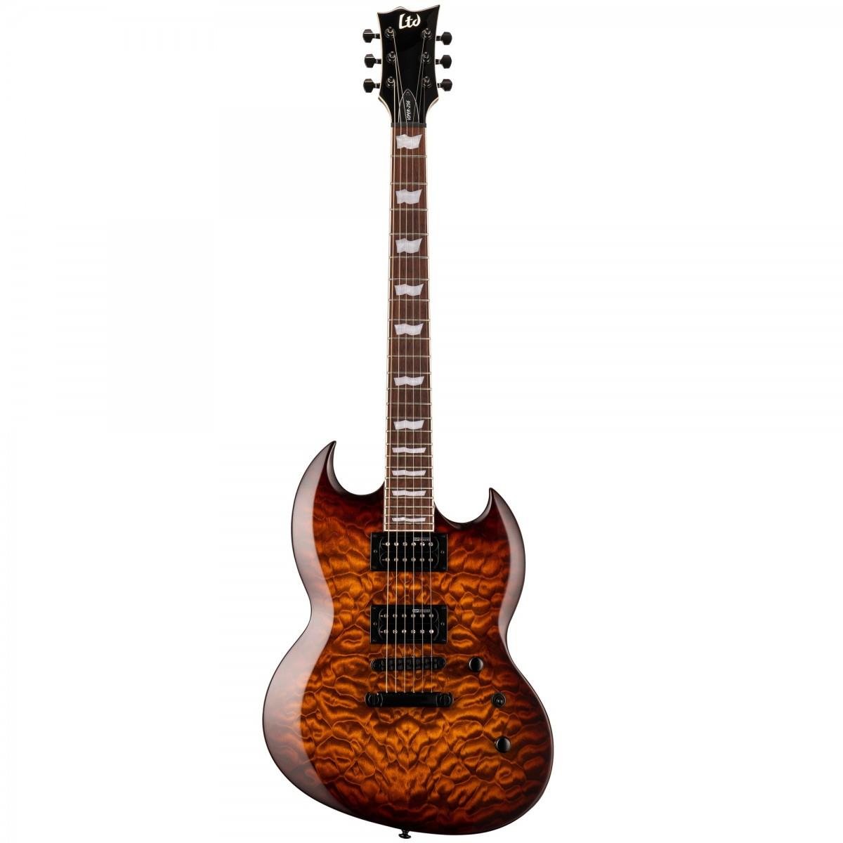 ESP LTD VIPER 256 Dark Brown Sunburst Elektro Gitar
