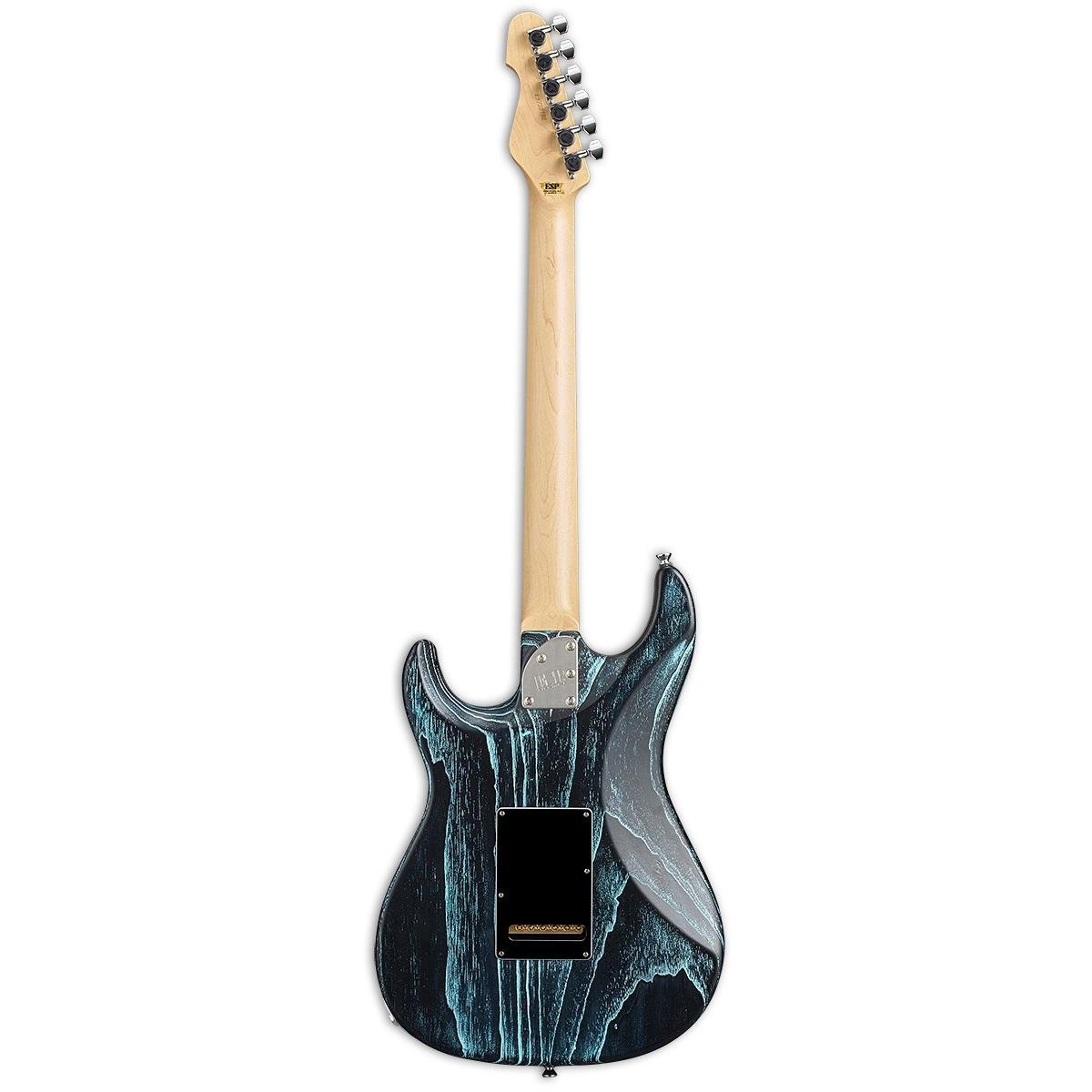 ESP Snapper CTM Drift Wood Black Blue Filler Elektro Gitar