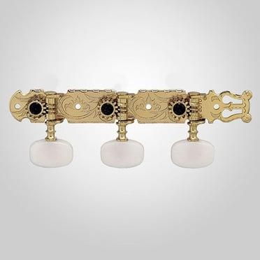 Gotoh 35P450FG Akustik Gitar Burgusu Altın Takım (3-3 Dizilim)