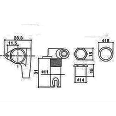 Gotoh GB350B Resolite Bas Gitar Burgu Seti Siyah (4 Dizilim) (Ekstra Hafif)