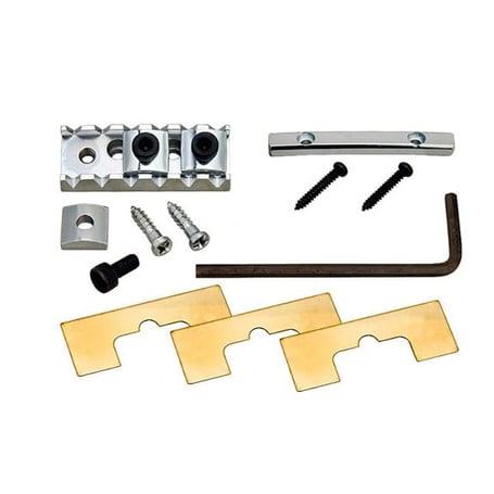 Gotoh GHL2C Elektro Gitar Üst Eşik Kilidi Tüm Set - Floyd Rose Locking Nut 43mm - Krom