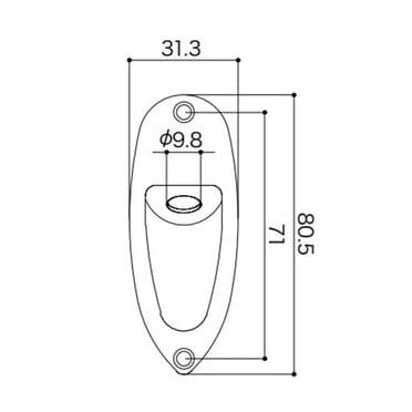 Gotoh JCS1GG Stratocaster Jak Kapağı Altın