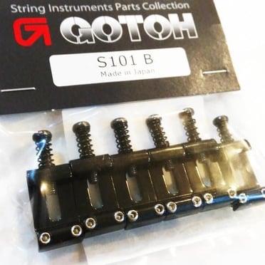 Gotoh S101B Elektro Gitar Saddle Seti Siyah (11,3mm)