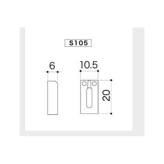 Gotoh S105C Elektro Gitar Saddle Seti Krom (10,5mm)