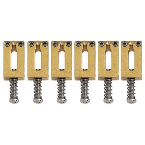 Gotoh S21GG Elektro Gitar Saddle Seti Altın Çelik (10,5mm)