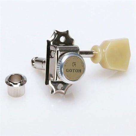 Gotoh SD90MGTCR Magnum Lock Trad. Kilitli Gitar Burgu Seti (3-3 Dizilim)