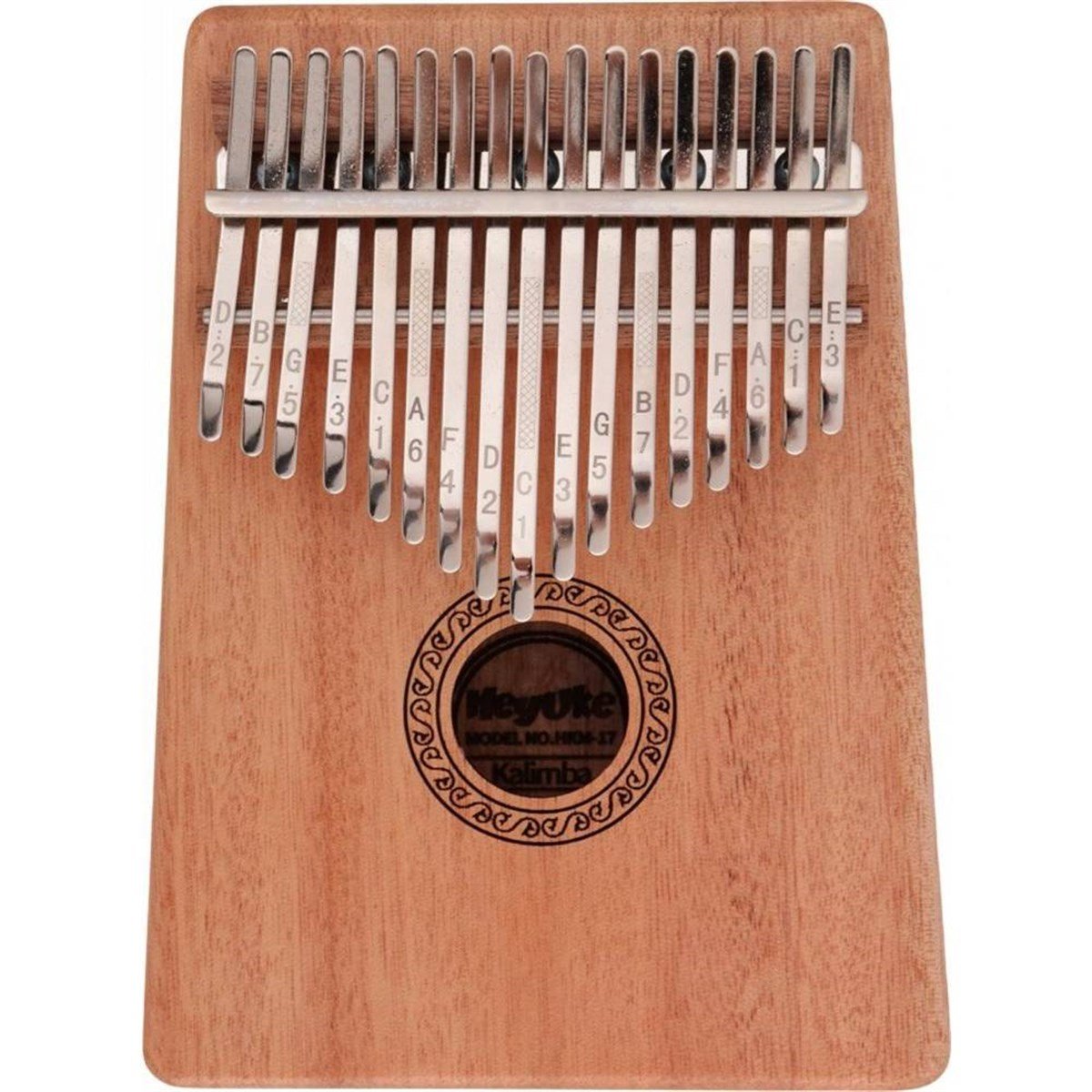Heyuke Kalimba HKM-17 17 Tuşlu Kalimba Maun ağacı