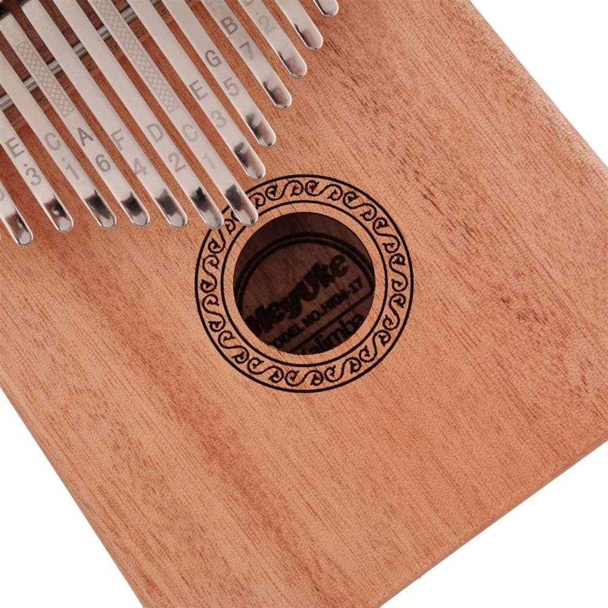 Heyuke Kalimba HKM-17 17 Tuşlu Kalimba Maun ağacı