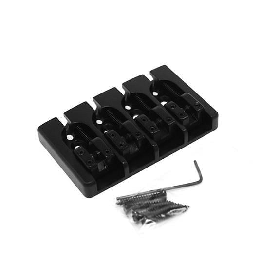 Hipshot 5A400AB 4 Tel A Style Alüminyum Bas Köprüsü Siyah (18mm)