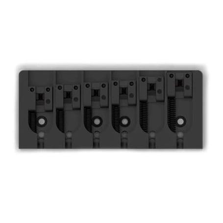 Hipshot 5A600AB 6 Tel A Style Alüminyum Bas Köprüsü Siyah (18mm)