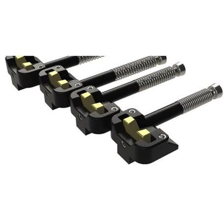 Hipshot KickAss 5 Adet Bas Saddle Seti Siyah (Tel Aralık Ayarlı)