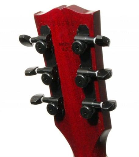 Hipshot Universal Mount Locking Elektro Gitar Kilitli Burgu Seti Siyah (3-3 Dizilim) (10mm her modele uyar)