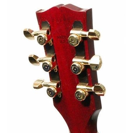 Hipshot Universal Mount Locking Elektro Gitar Kilitli Burgu Seti Altın (3-3 Dizilim) (10mm her modele uyar)