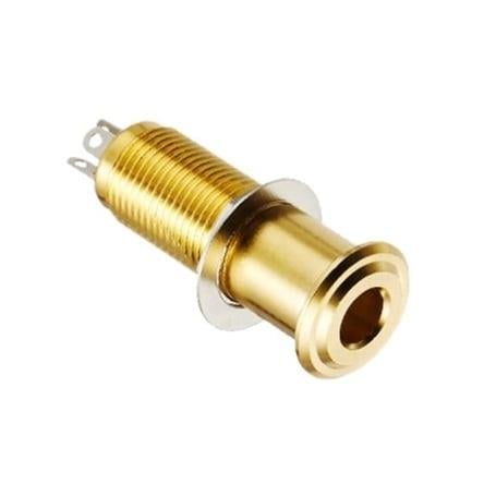 Hosco Japan EP108GD Silindir Tüp Dişi Jak - Altın