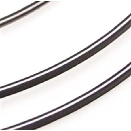 Hosco Japan F-P1515BWB Lamine PVC Gitar Binding (Kenar şerit) Siyah-Beyaz-Siyah