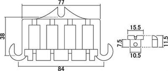 Hosco Japan HK30N 4 Tel SG Bas Köprüsü Nikel