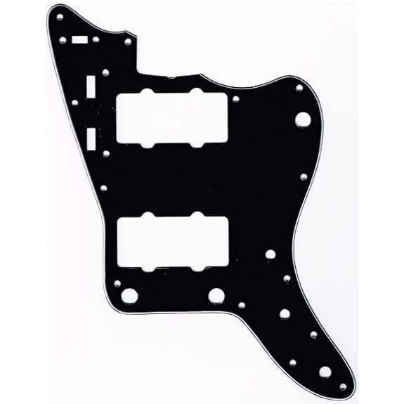 Hosco Japan JMB3P Jazz Master 10 Delik Pickguard Siyah - 3 Kat