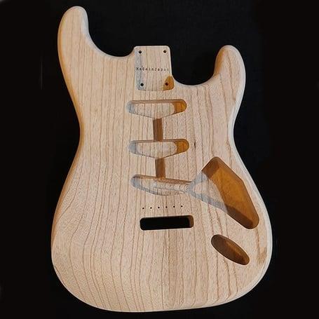 Hosco Japan TVD14ST 2 Parça 50s SSS Strat Gövde Lightweight Swamp Ash (Hafif Dişbudak)
