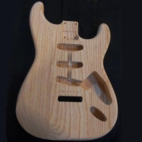 Hosco Japan TVD15ST 3 Parça 50s SSS Strat Gövde Lightweight Swamp Ash (Hafif Dişbudak)